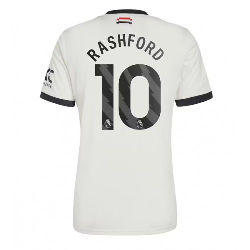 Fotbalové Dres Manchester United Marcus Rashford #10 Alternativní 2024-25 Krátký Rukáv